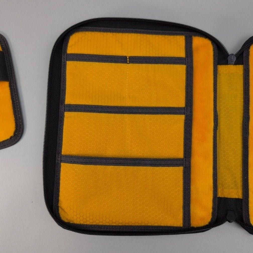 LOCHBY Daily Folio A5 Black Yellow YKK Travel Pen Case Pouch