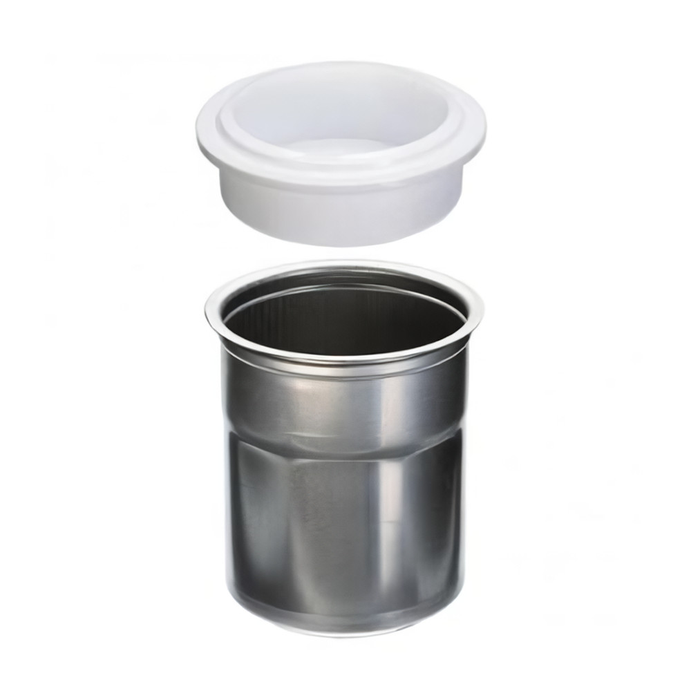Pacojet Chrome Steel Pacotizing Beakers with White Lids 10 Pack Genuine