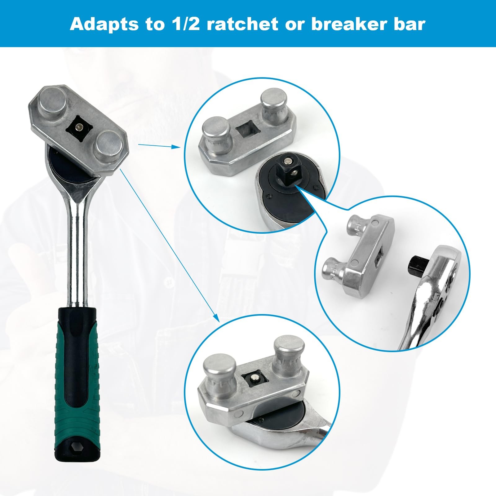 77455 Cable Bending Tool, 1/2 Inch Ratchet Connection for Most Conductors, Op…