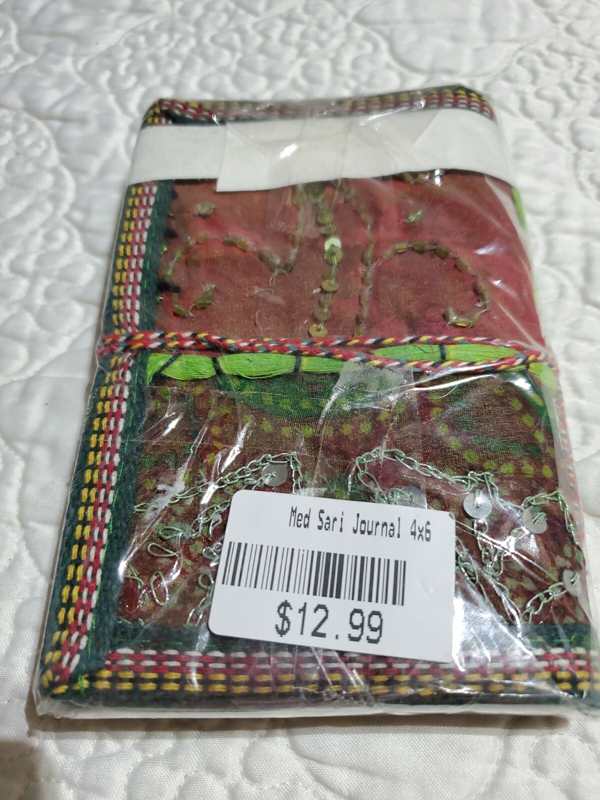 NEW Sari Journal 4×6 Hand Made Paper Made in India