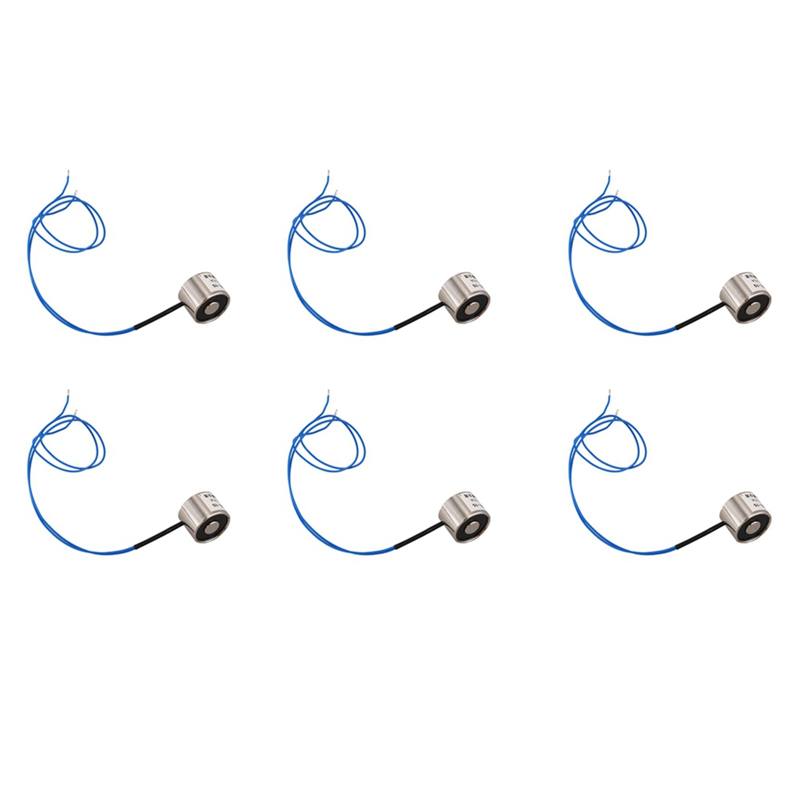 6X Slipped Electric Solenoid 12VDC 2.5Kg 5.5LB 20X15mm T8R79899