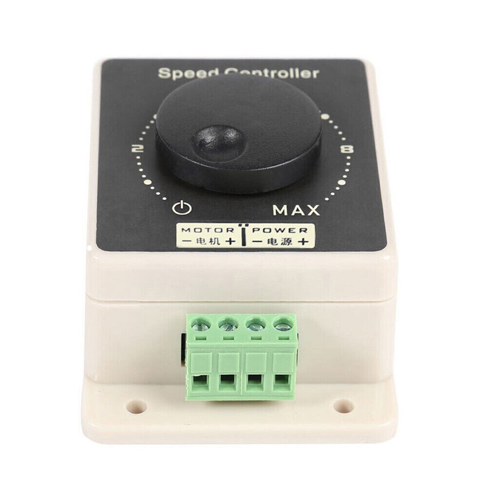 PWM DC Brush Motor Speed Regulator 12V 24V 48V 20A Waterproof Controller 10-60V