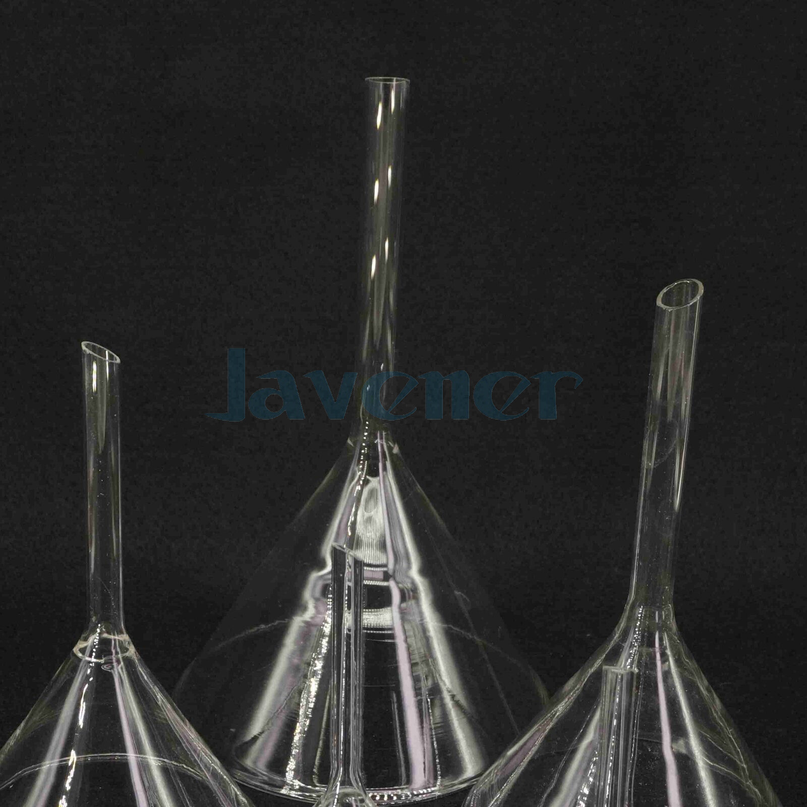 30/40/50/60/75/80/90/100/120mm Lab Glass Funnel Borosilicate Triangle Funnel