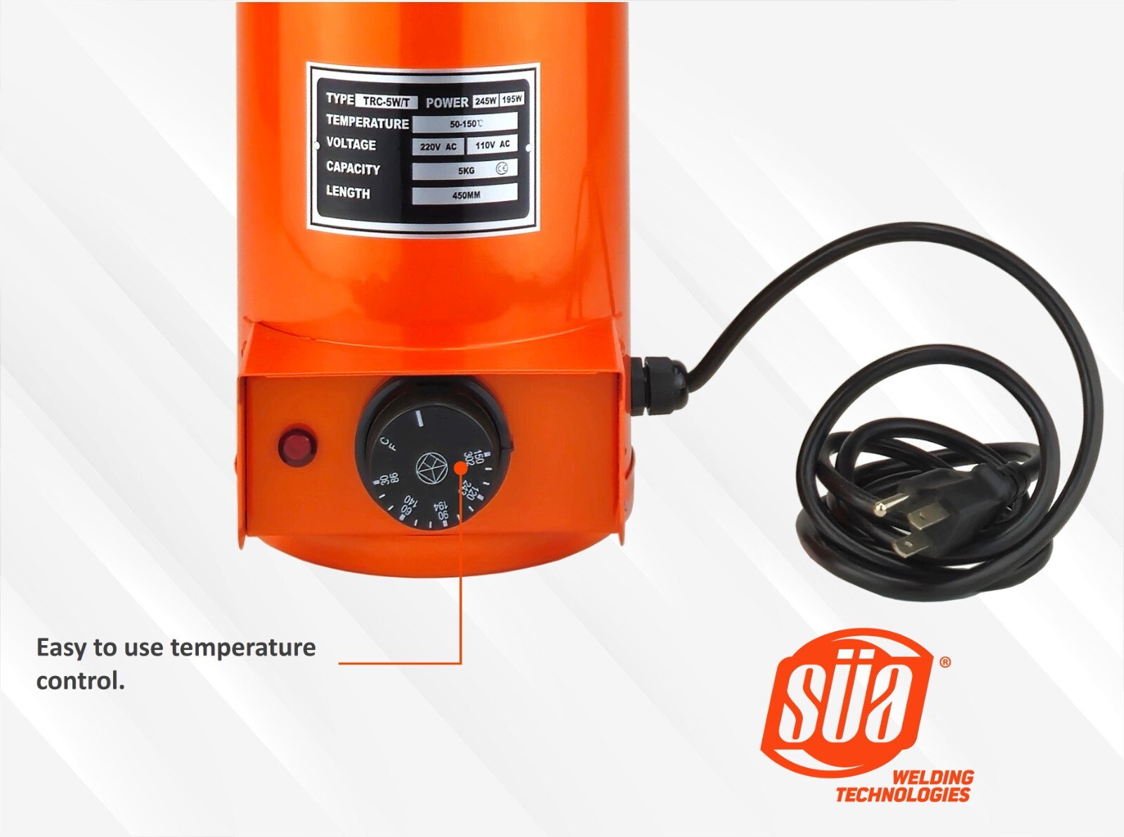 SÜA – Portable Electrode Drying Oven – 11 Lbs (5 Kg) TRC Series – 115 Volts
