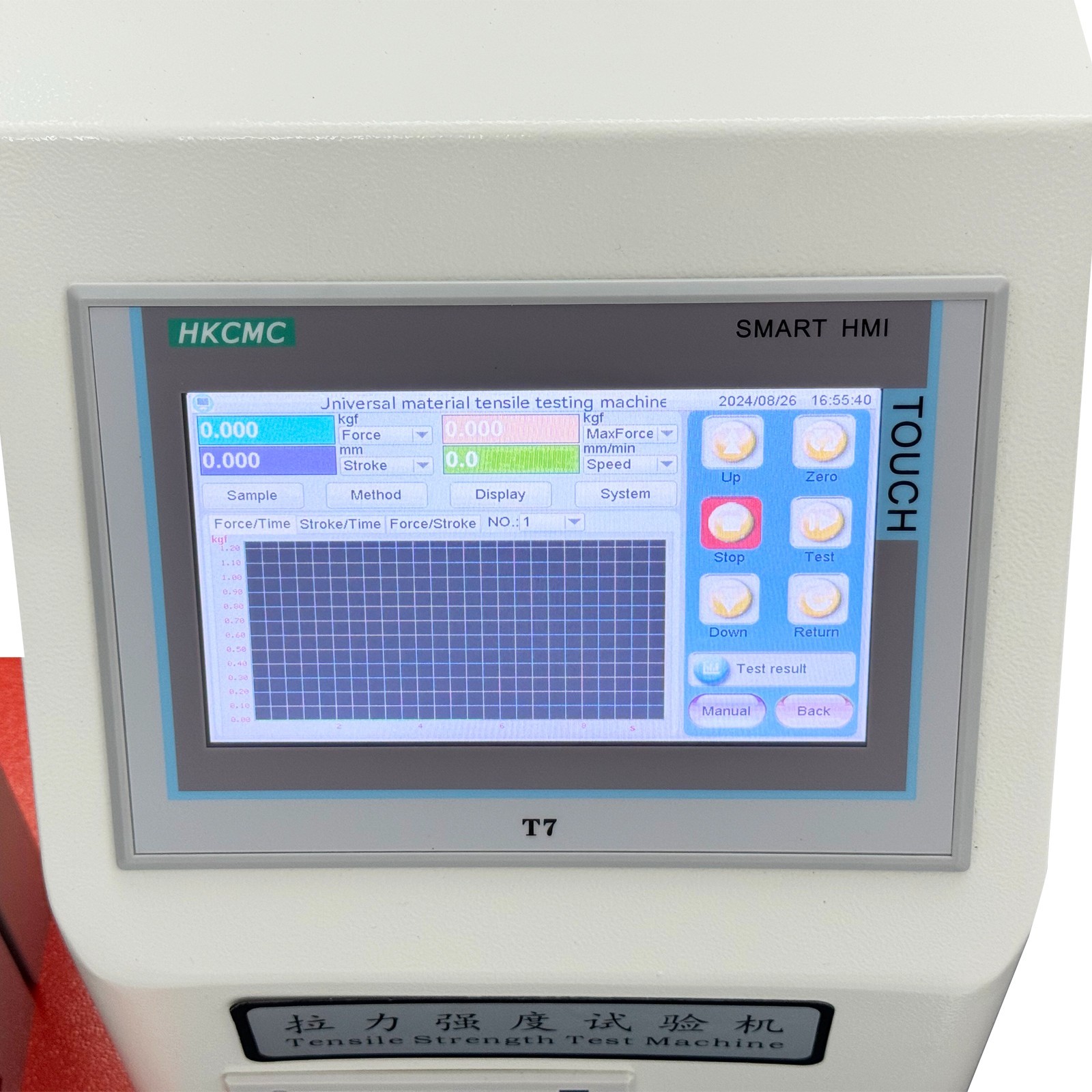 110V Electric Universal Tensile Strength Testing Machine Touch Screen Tester