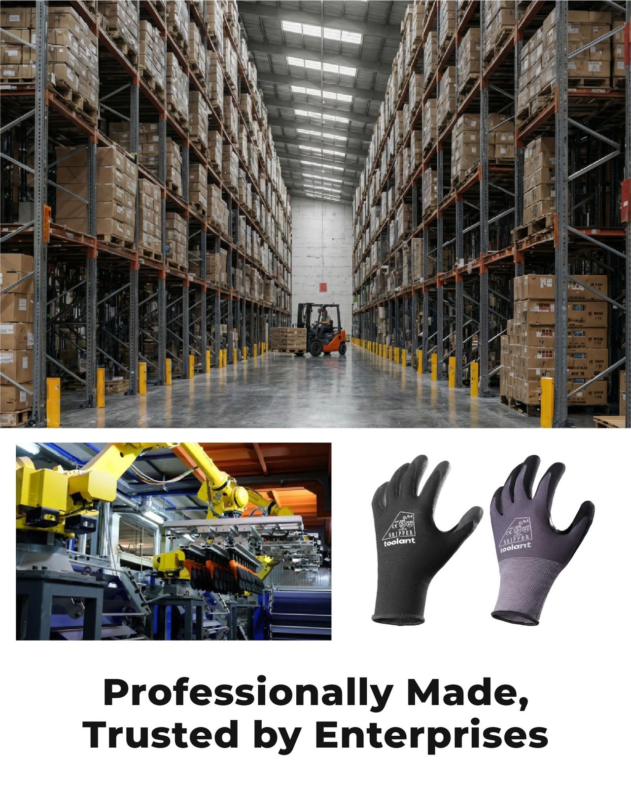 12 Pairs Work Gloves MicroFoam Nitrile Coated, 15 Gauge Breathable Nylon with…