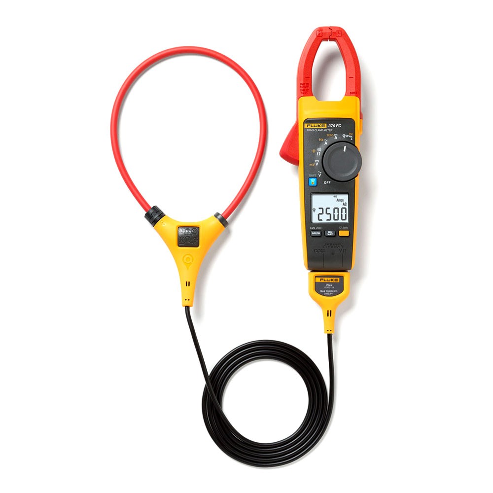 Fluke 376 FC 1000 Amp AC & DC True RMS Clamp Meter with iFlex Probe & Bluetooth