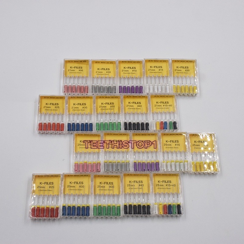 Dental K-Files Endodontic Instruments REAMERS Root Canal Hand Use 21/25/31mm