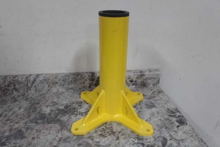 Oz Lifting Products OZPED2 3.05 In Mast Diameter 1000 Lb Cap Steel Mounting Base