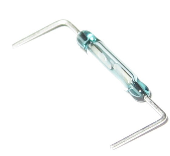 5 X Micro Magnetic Reed Switches with Bent 90° Leads – SPST N.O. – 30 V – 0.5 A