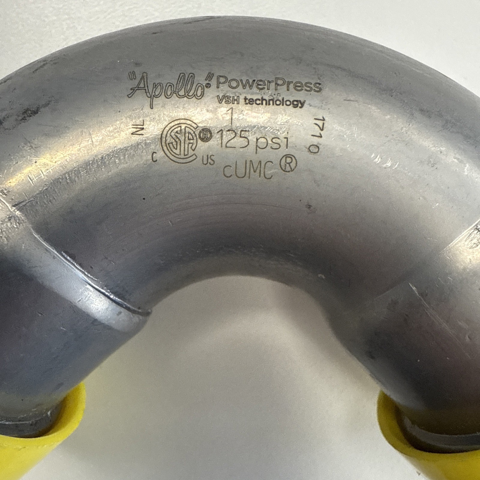 Apollo PowerPress 1″ 90° Gas Press Elbow Yellow Fitting – Lot of 4