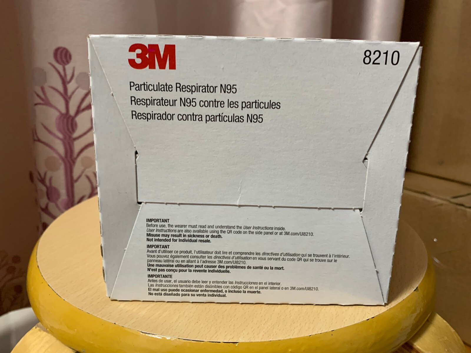 3M 8210 N95 Particulate Respirator Mask 19 Masks/Pack EXP 02/2027 PPE Authentic