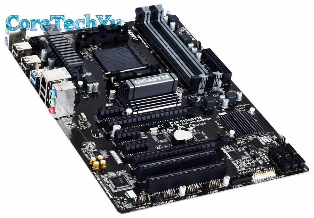 2* Gigabyte GA-970A-DS3P Motherboard Socket AM3+ DDR3 AMD 970 ATX-
