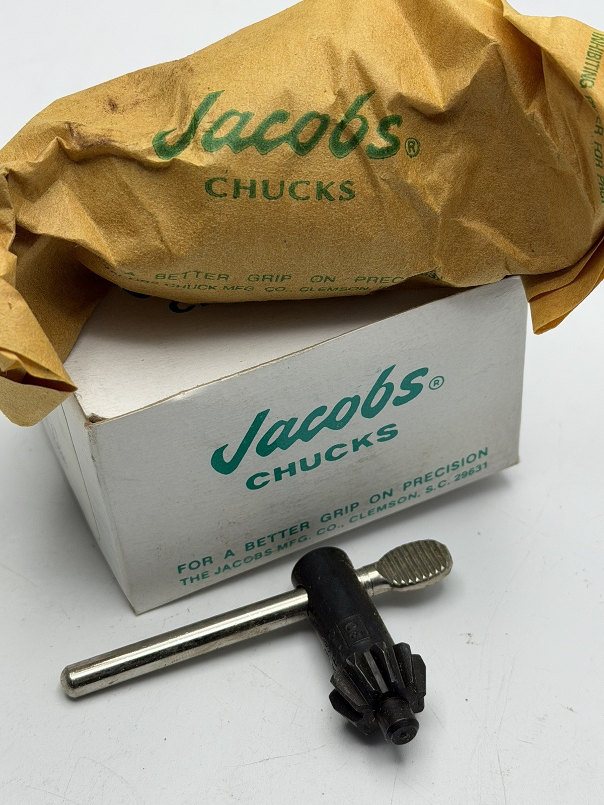 NEW Jacobs 8-1/2N 2SJT Ball Bearing Super Chuck 0-1/4″ Cap 1/2” Shank & Key