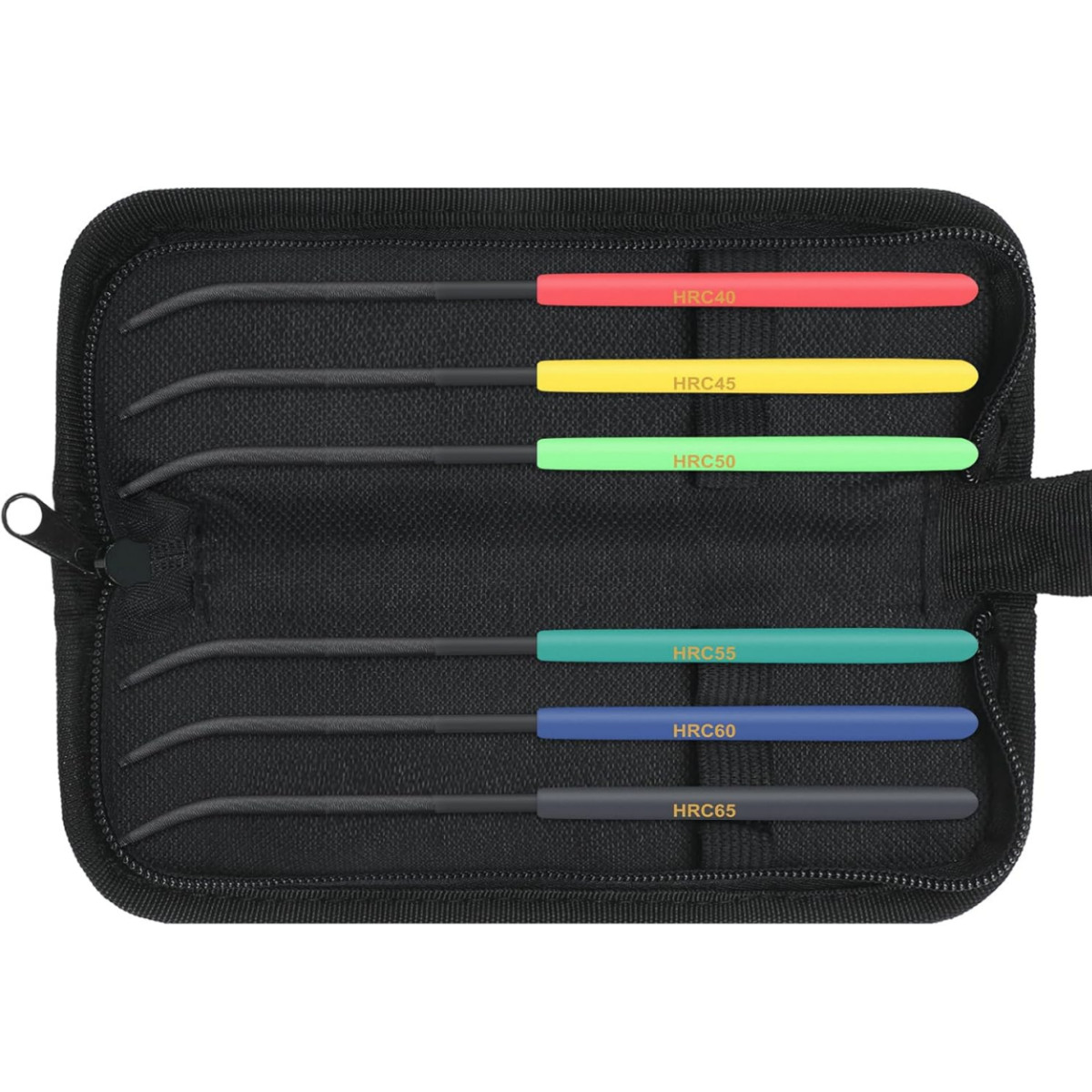 Set of 6 Hardness Tester Checker File 7.1 inch HRC40-HRC65 Hardness Tester File