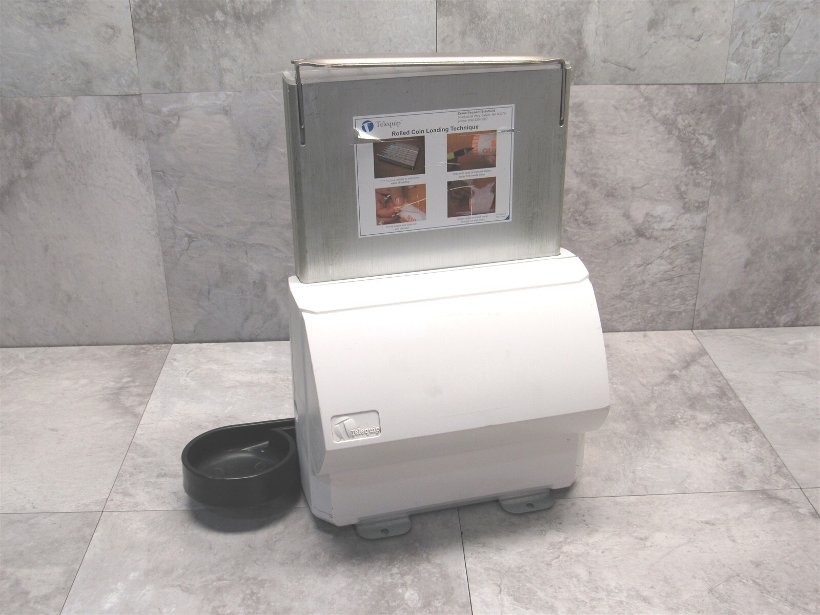 Telequip T-Flex Retail Coin Dispenser w/ Cassette 7K1RBCUW-6K1AG USB/RJ45/COM