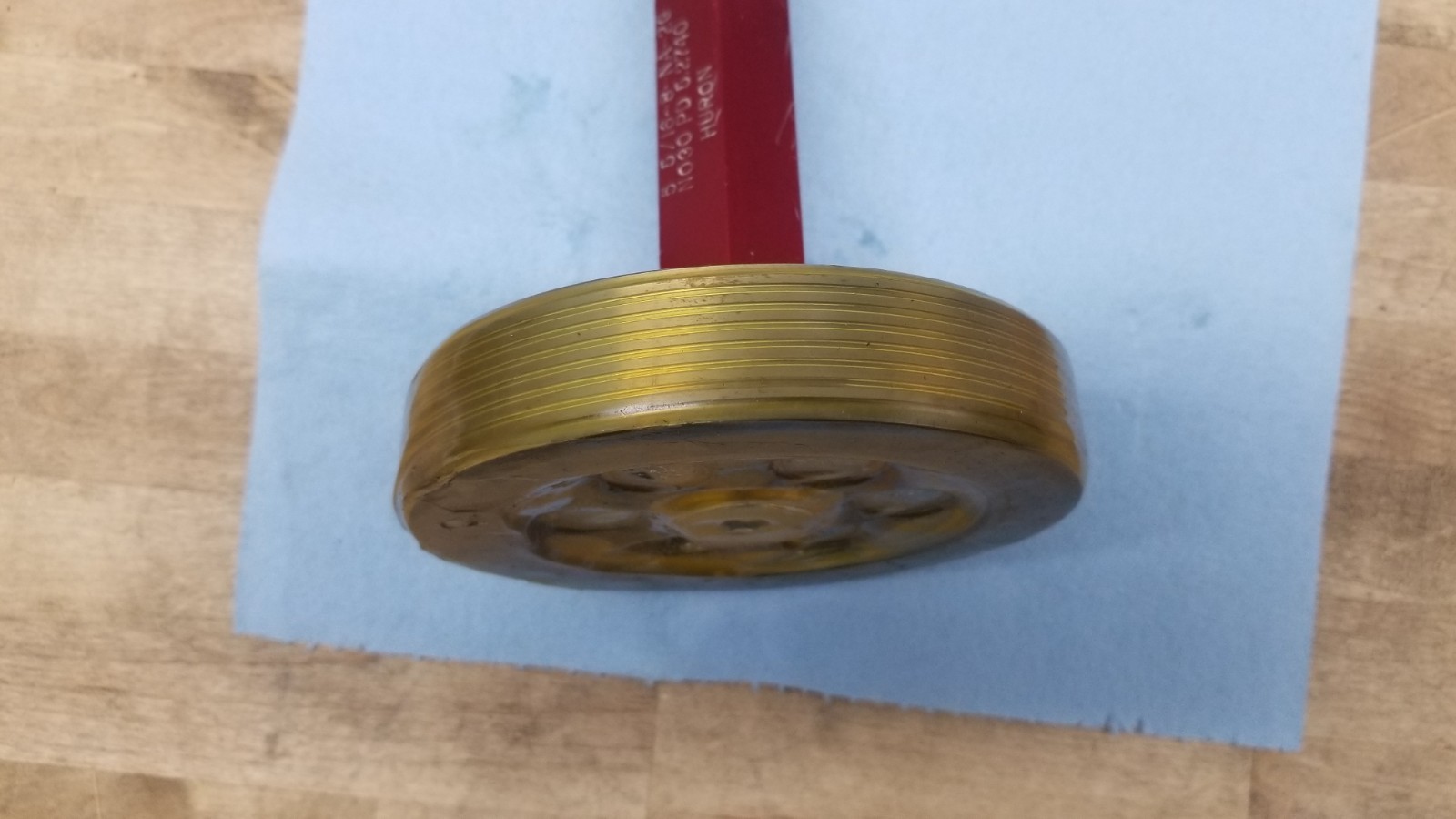 Huron 5-5/16-8-NA-2G Thread Plug Gages GO & NO-GO PD:5.2500 PD:5.2740 DC-10