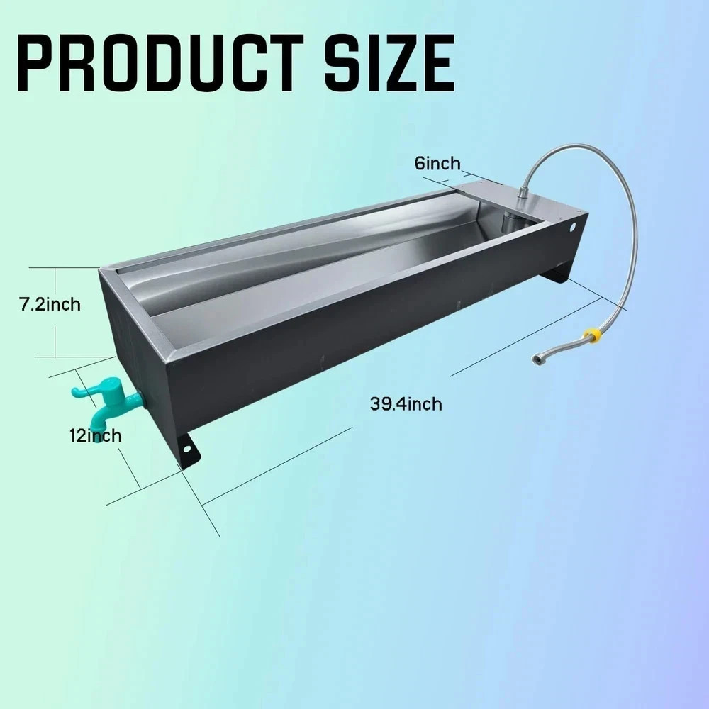 Automatic Livestock Water Trough Animal Stainless Steel Larger Automatic Wate…