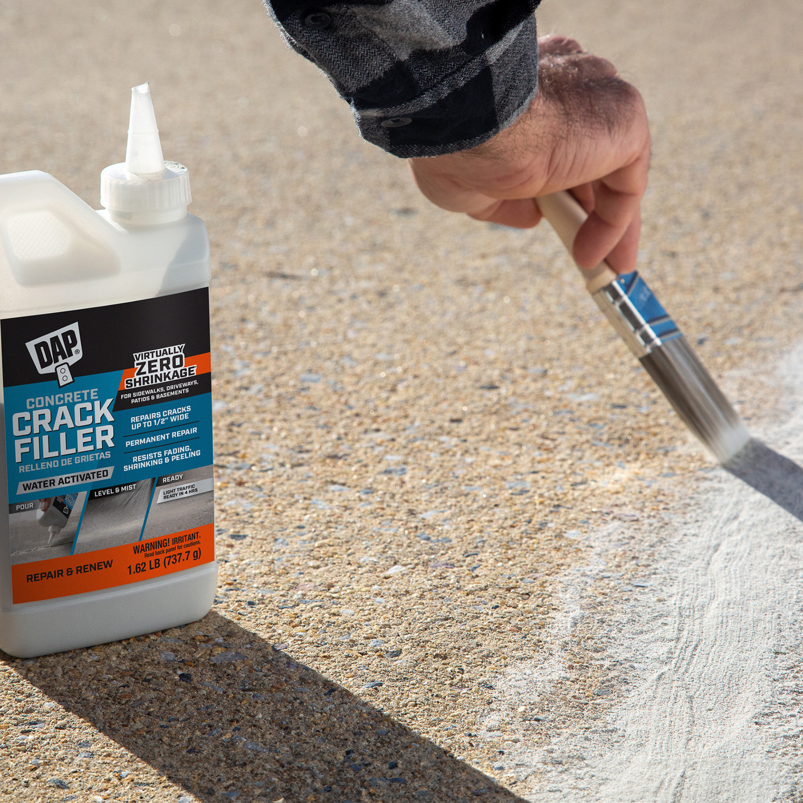 DAP Concrete Crack Filler: 16.0 oz. (Grey) 7079860500
