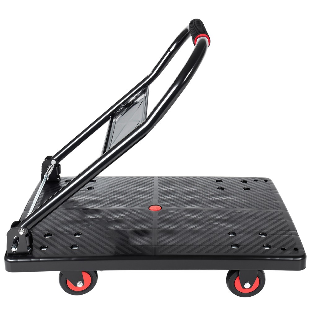 25.5″x43.5″ Foldable Platform Truck 1500LBS 5″ Silent TPR Wheels