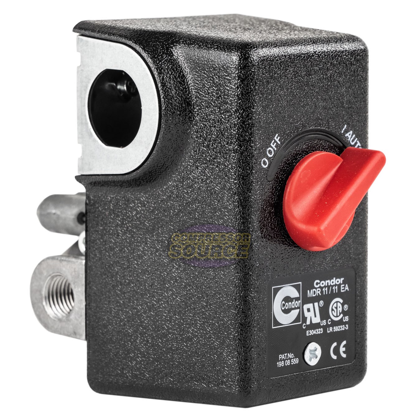Condor 11KC2E Pressure Switch Control Valve 140-175PSI 4 Port 1/4″ FNPT MDR11/11