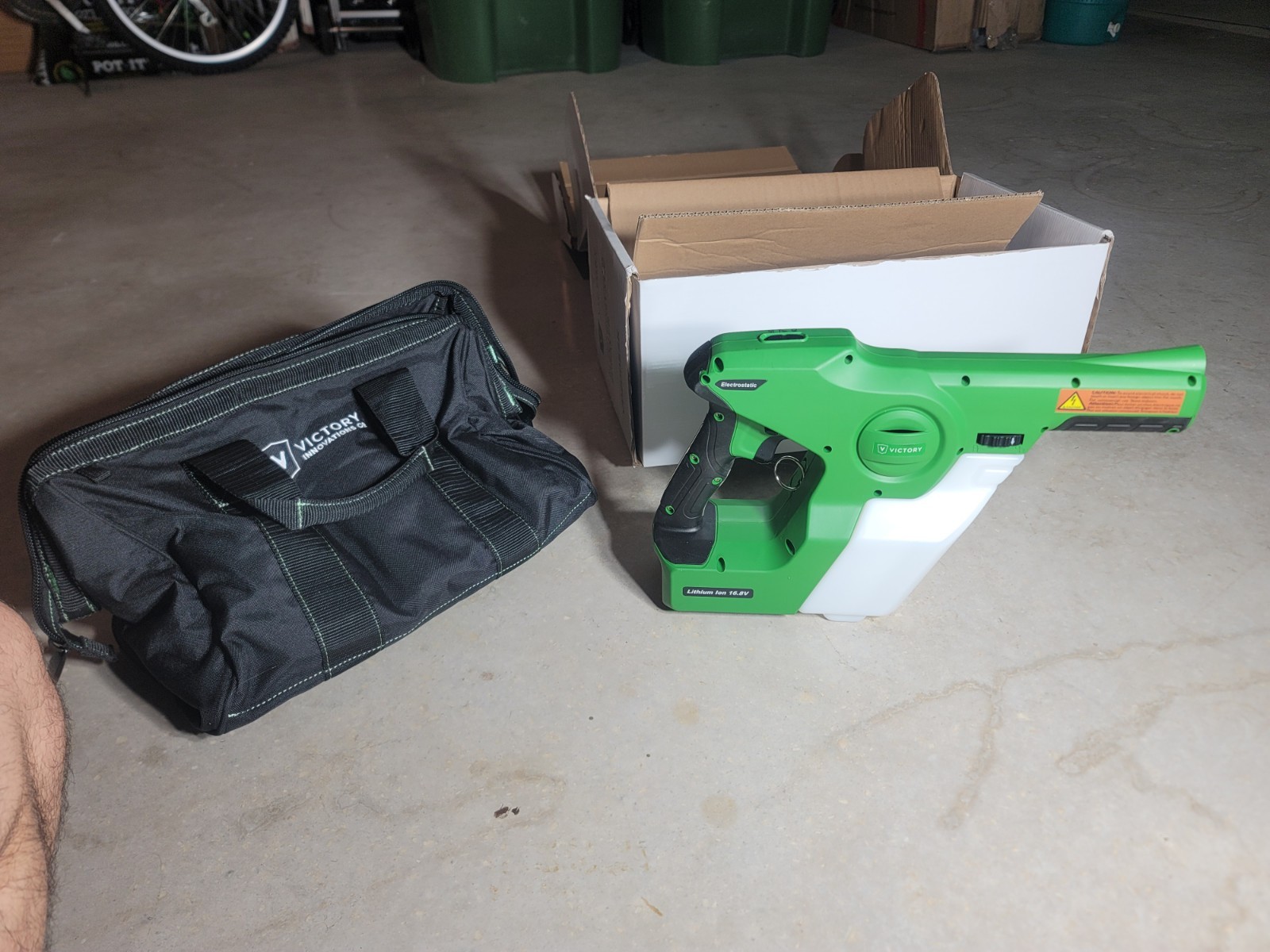 Victory Innovations VP200 Cordless Handheld Electrostatic Sprayer