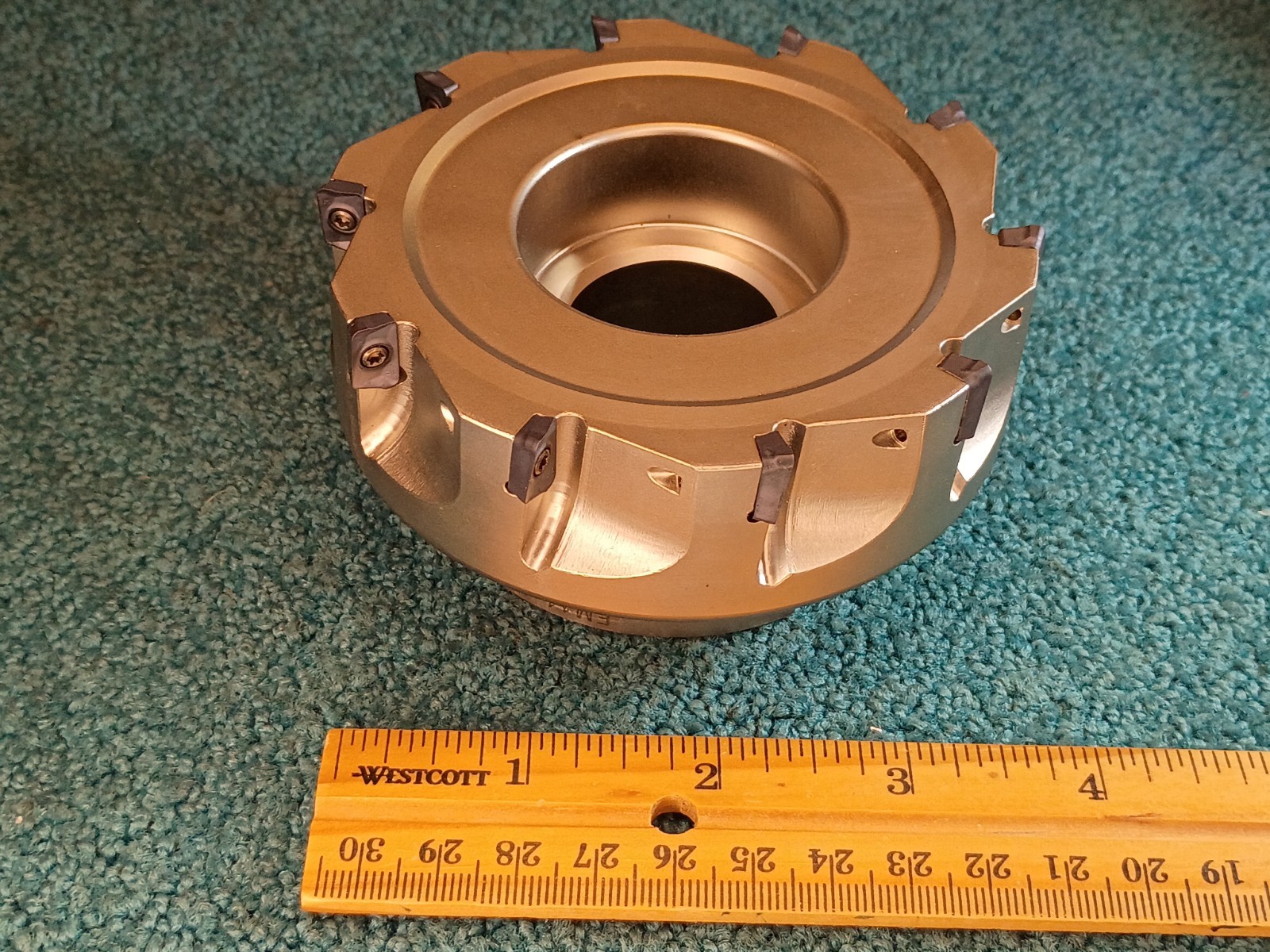 Nexus Tool 4″ Indexable Face Mill 2643236, 90° 1-1/4″ SHK FM11-4.00-1.25-10