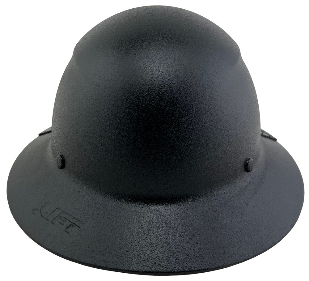 DAX Fiberglass Composite Lift Safety Full Brim Hard Hat – Texturd Black
