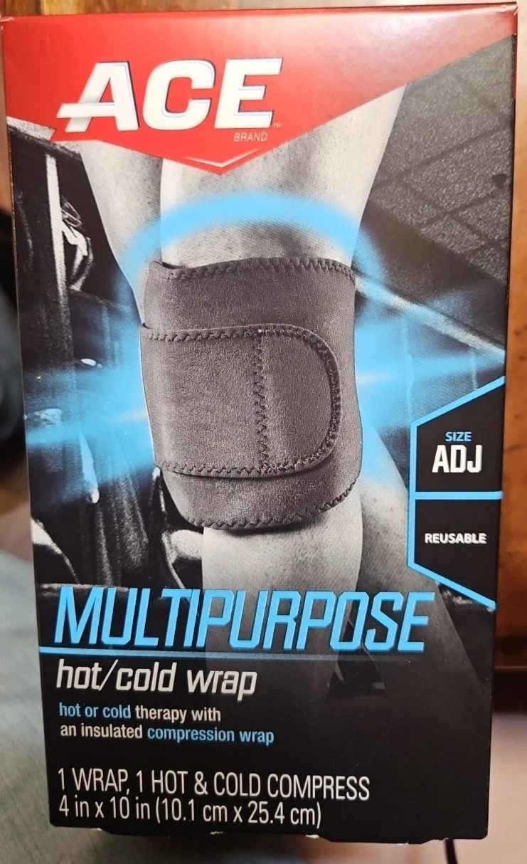 ACE Cold/Hot Multipurpose Hot Or Cold Therapy Compression Wrap ADJ
