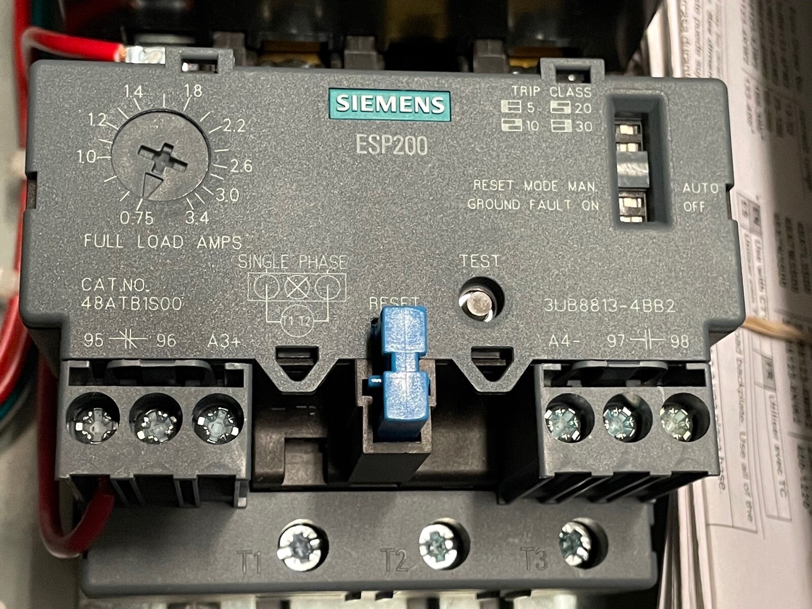 Siemens 14CUB120F Starter Size 0 14CU†12A*