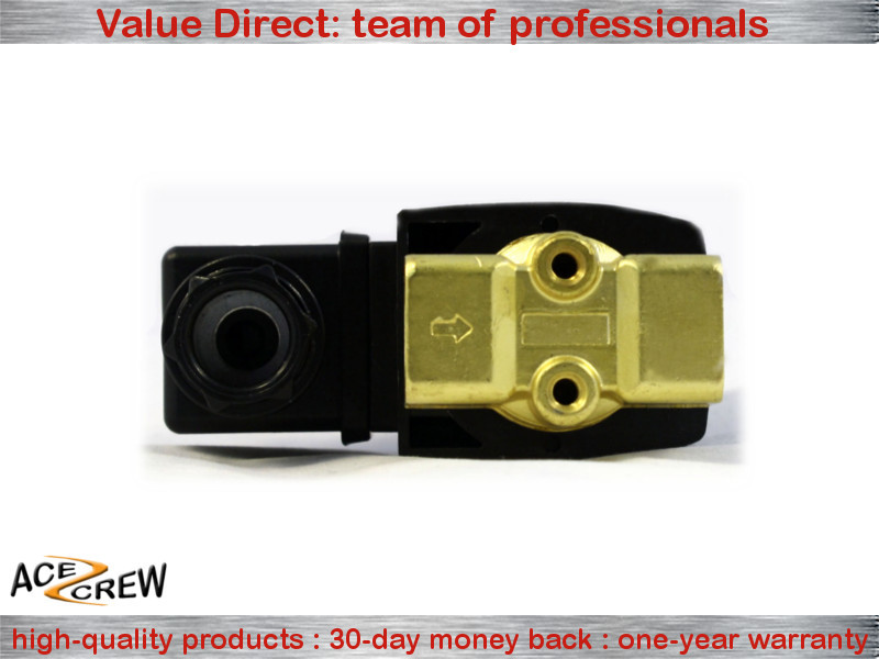 1/4 inch 24V DC Brass Electric Solenoid Valve NPT Gas Water Air Normally Closed