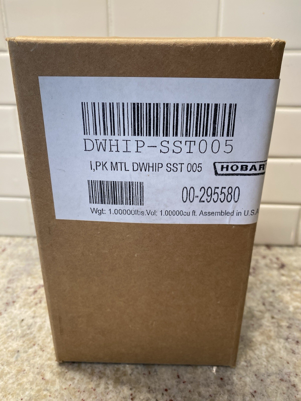 Hobart N50 5 Quart Stainless Wire Whip N5D-SST 00-295580 for N-50 Mixers NEW NIB