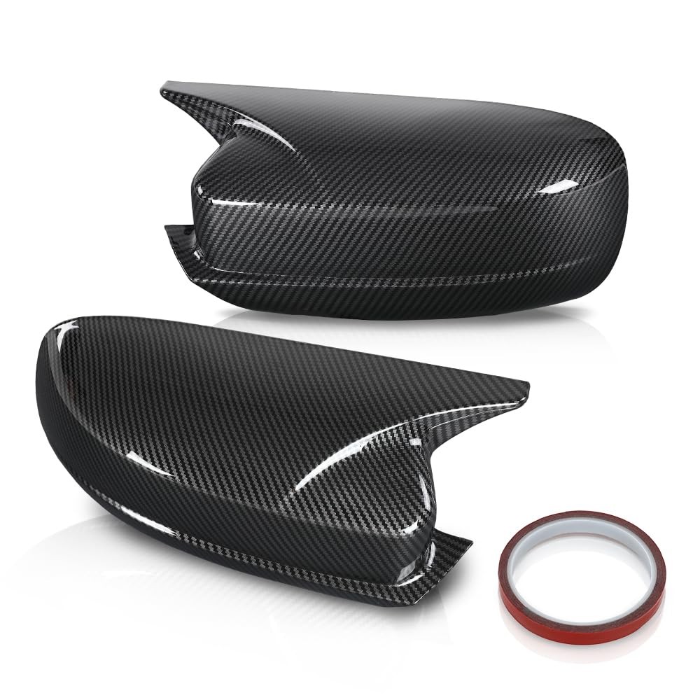 Side Mirror Covers Shell Cap Left Right for Dodge Charger SRT 2015-2023