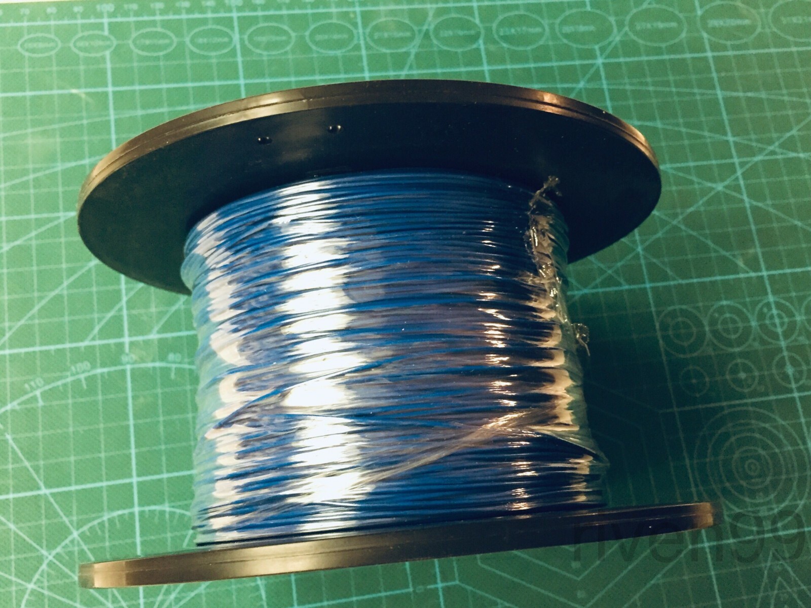 PRO POWER 28AWG UL1007 1C Hook-up Wire, 80C, 300V, BLUE, 305m, 1000ft Spool