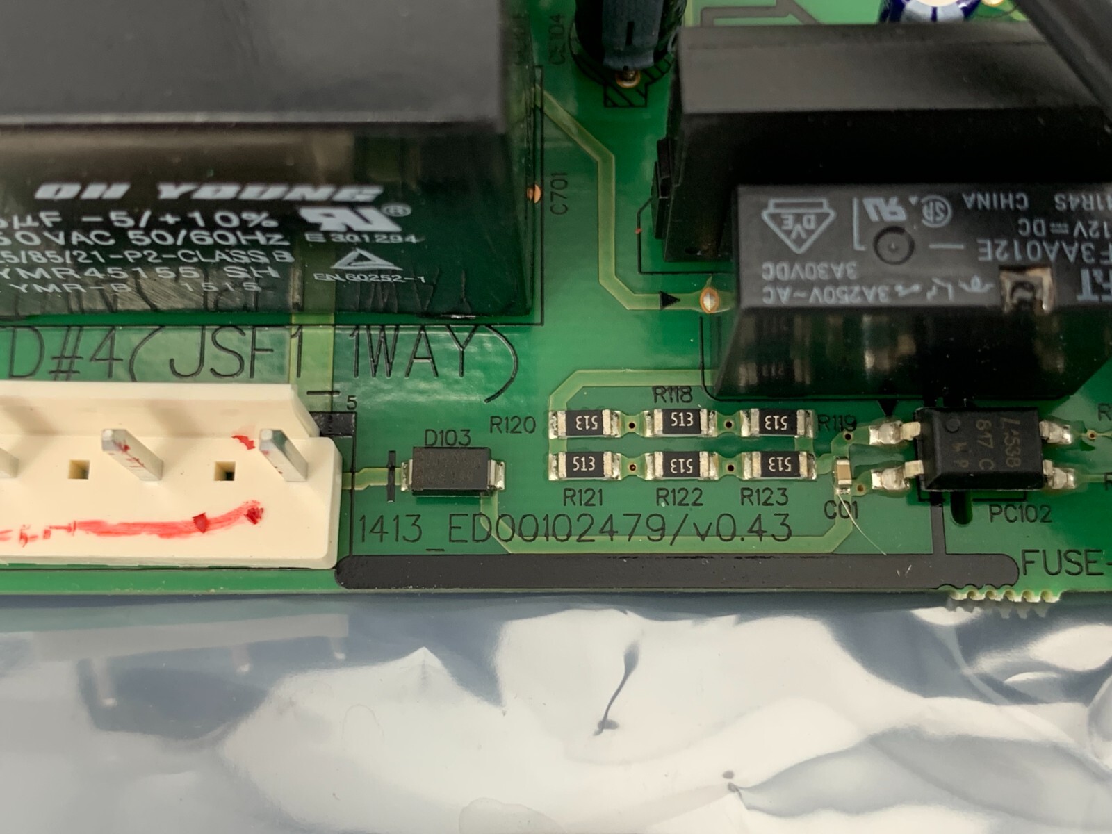 Samsung DB92-02794A Main PCB Assembly Main Control Board For Air Conditioner