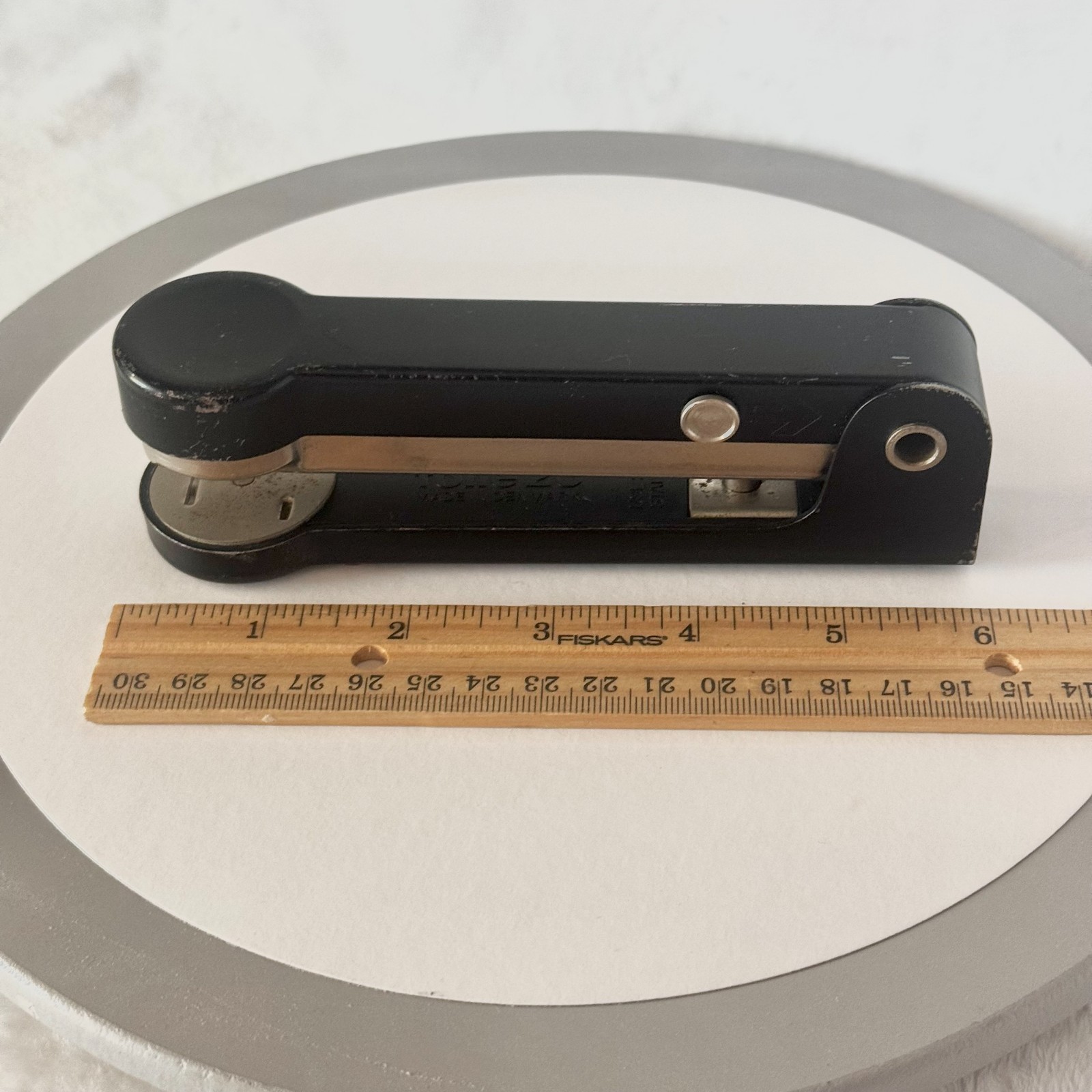 Vtg Folle 26 Desktop Stapler Heavy Duty Stainless Steel Denmark Black Office