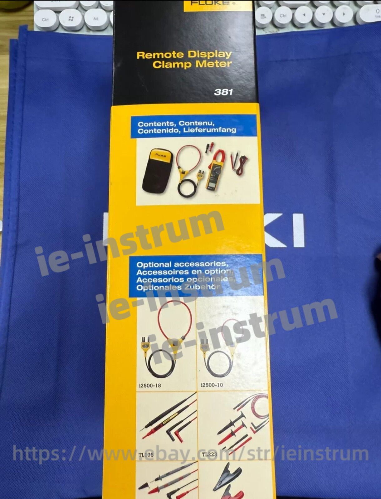 Fluke 381 Remote Display True RMS AC/DC Clamp Meter with iFlex NEW/