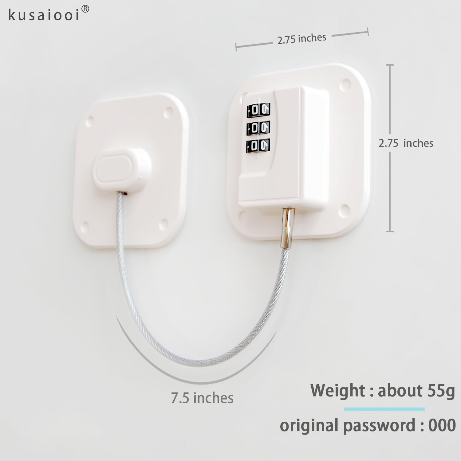 Fridge Lock Refrigerator Freezer Childproof Locks for Cabinets and Drawers Ea…