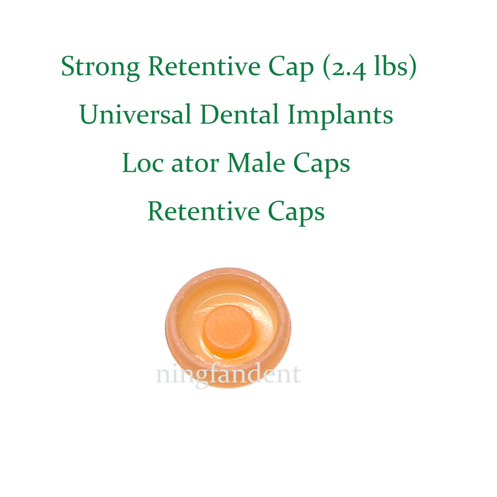 US Dental Locator Overdenture Abutment Retention Cap Male caps Inserts set