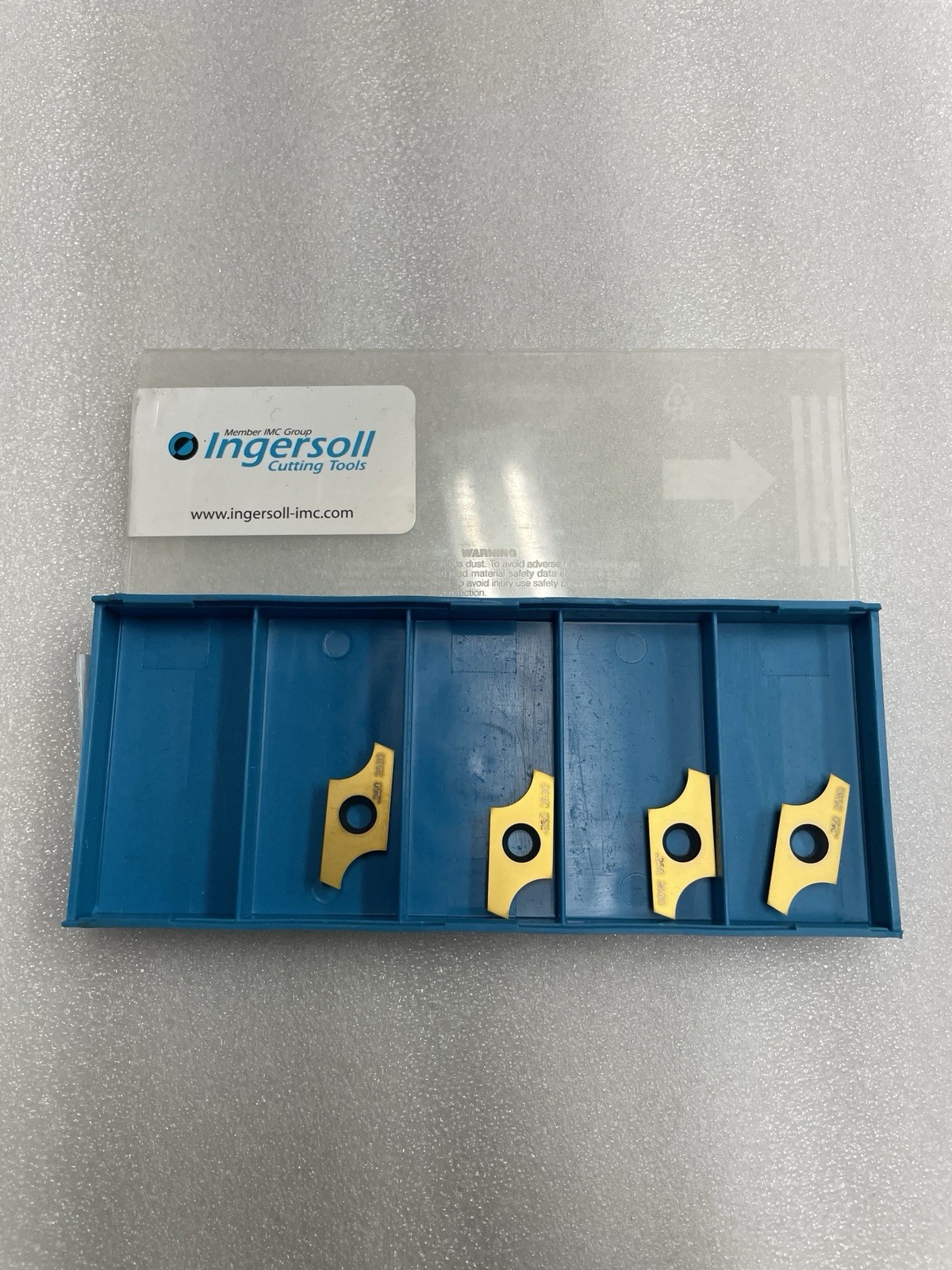 (4 Pcs) New Ingersoll FEEW250364R-CR K IN2530 1/4 Radius Inserts 2907857