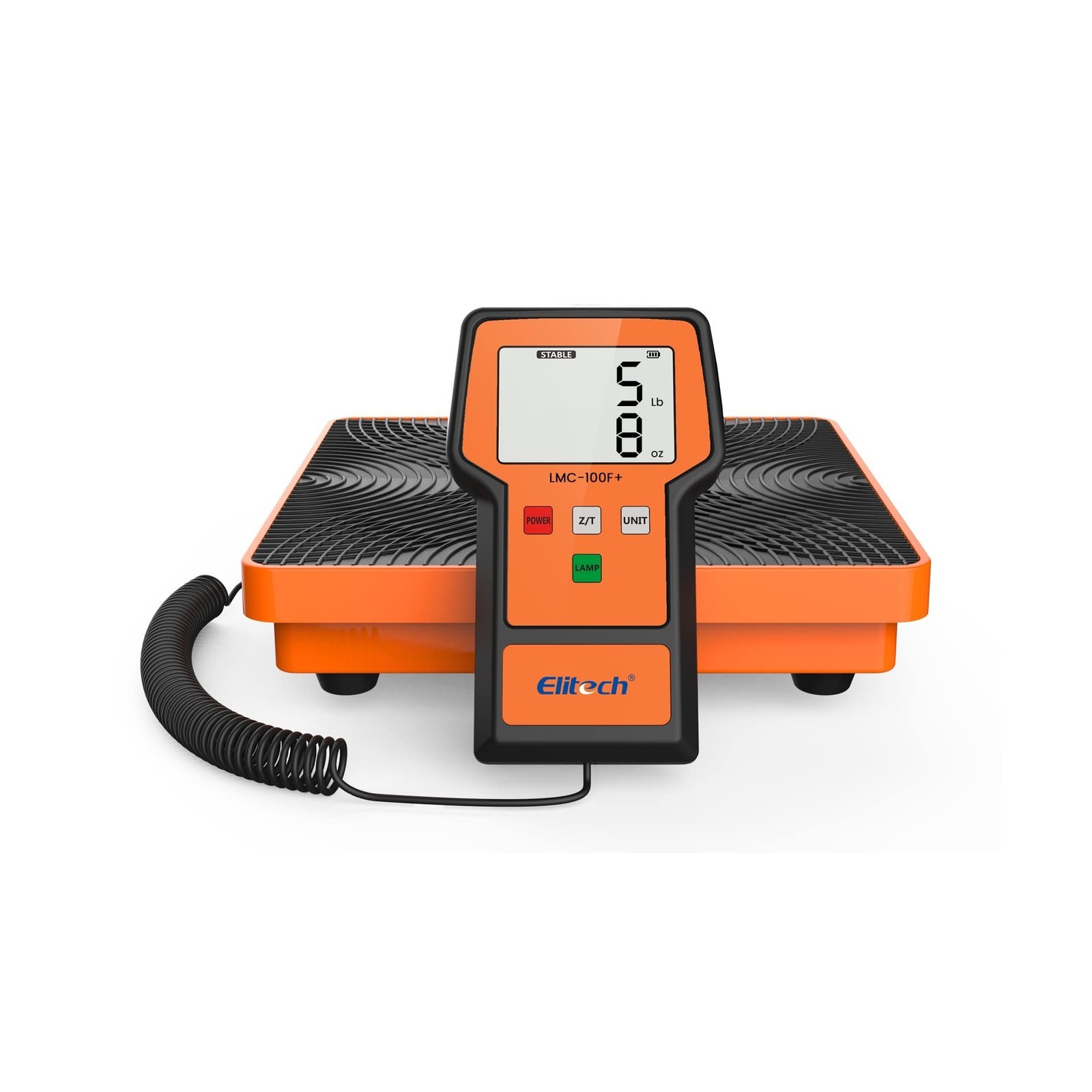 Elitech Refrigerant Scale 110 Lbs – High Precision HVAC Freon Scale with L