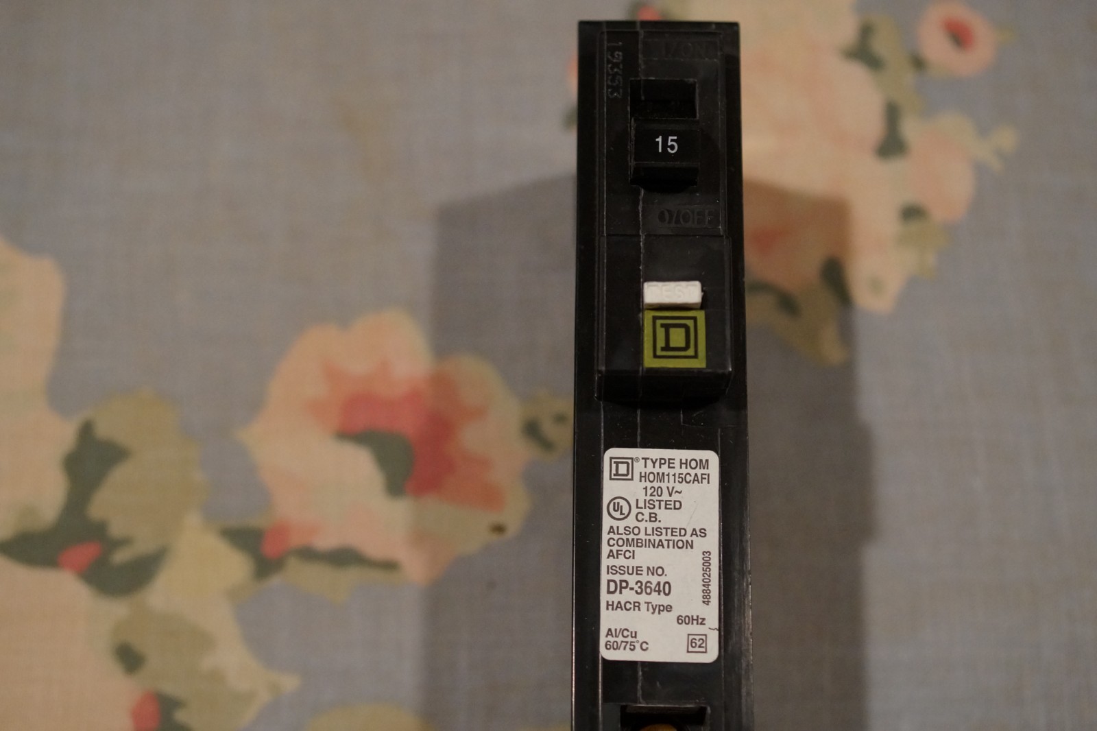 HOM115CAFI Square D Breaker (New)