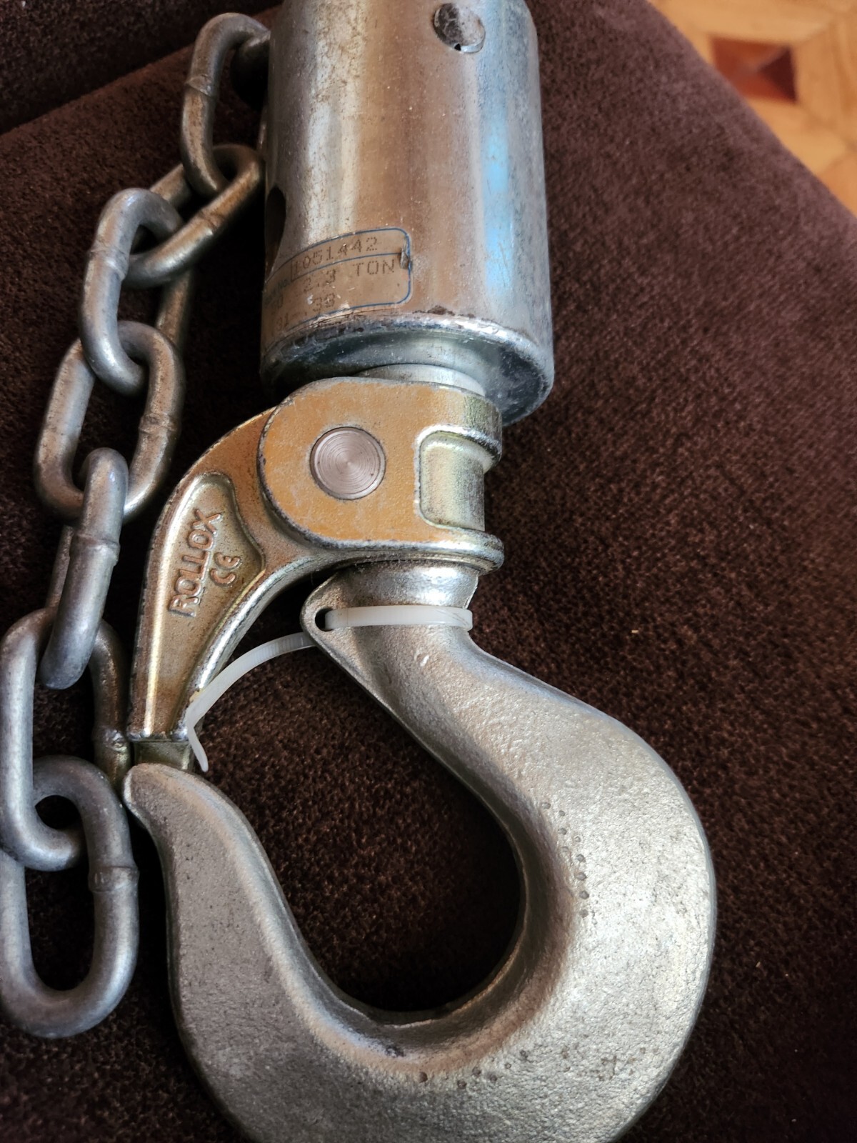 Crosby Bullard Link Chain Nest Swivel Hook WLL 2.3 Tons (4,600 lbs.) | 1051442
