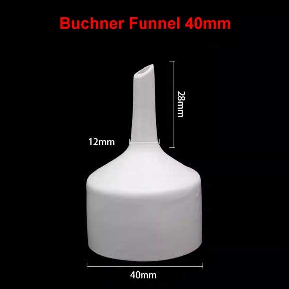40mm – 200mm Ceramic Buchner Funnel Porcelain Chemistry Porous Filter Funnels
