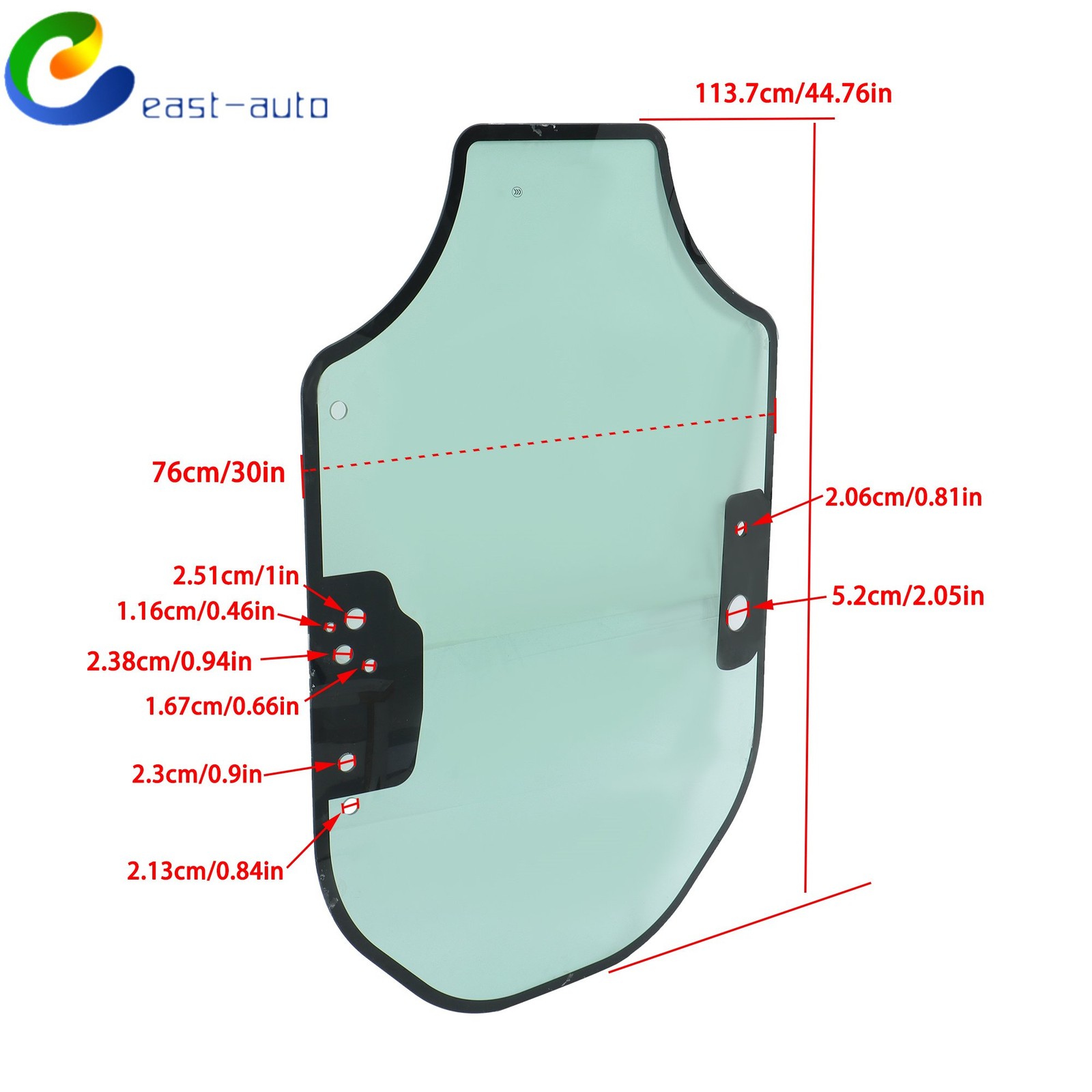 345-6230 3456230 Cab Door Glass For Caterpillar 226D 242D 257D 272D 287D 299D2