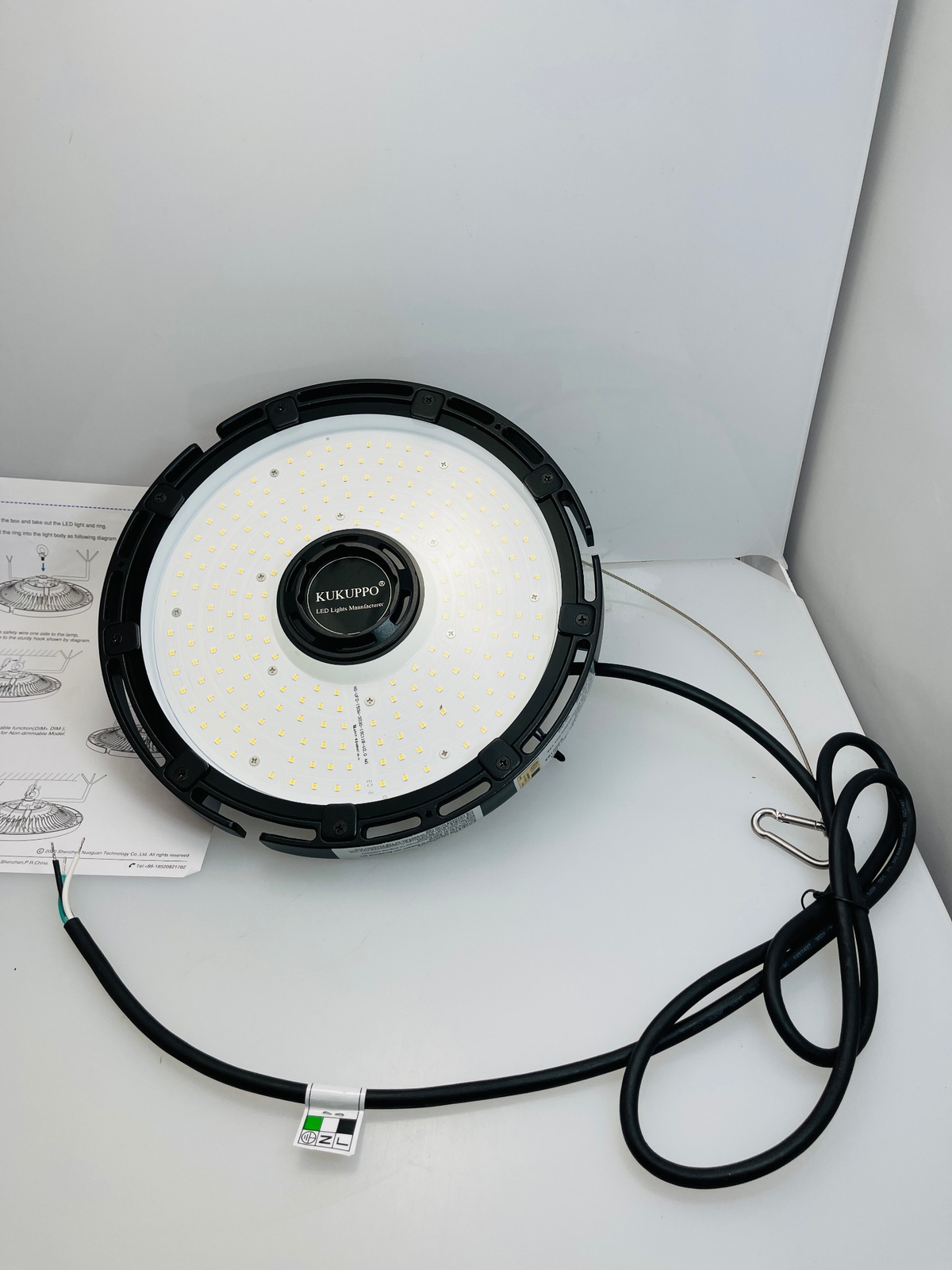 LED High Bay Light 150W UL/CE Certified 22,500LM 5000K High Bay LED Shop Light,