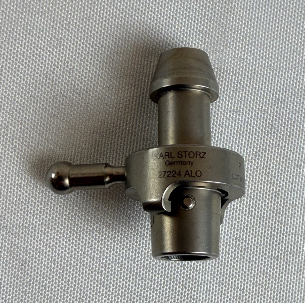 Karl Storz 27224ALO Connector For Ellik Evacuator Urology