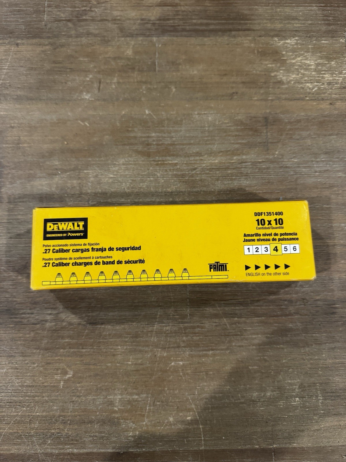 1 Box Of 10 + 6 – DEWALT DDF1351400 .27 Caliber Safety Strip Loads