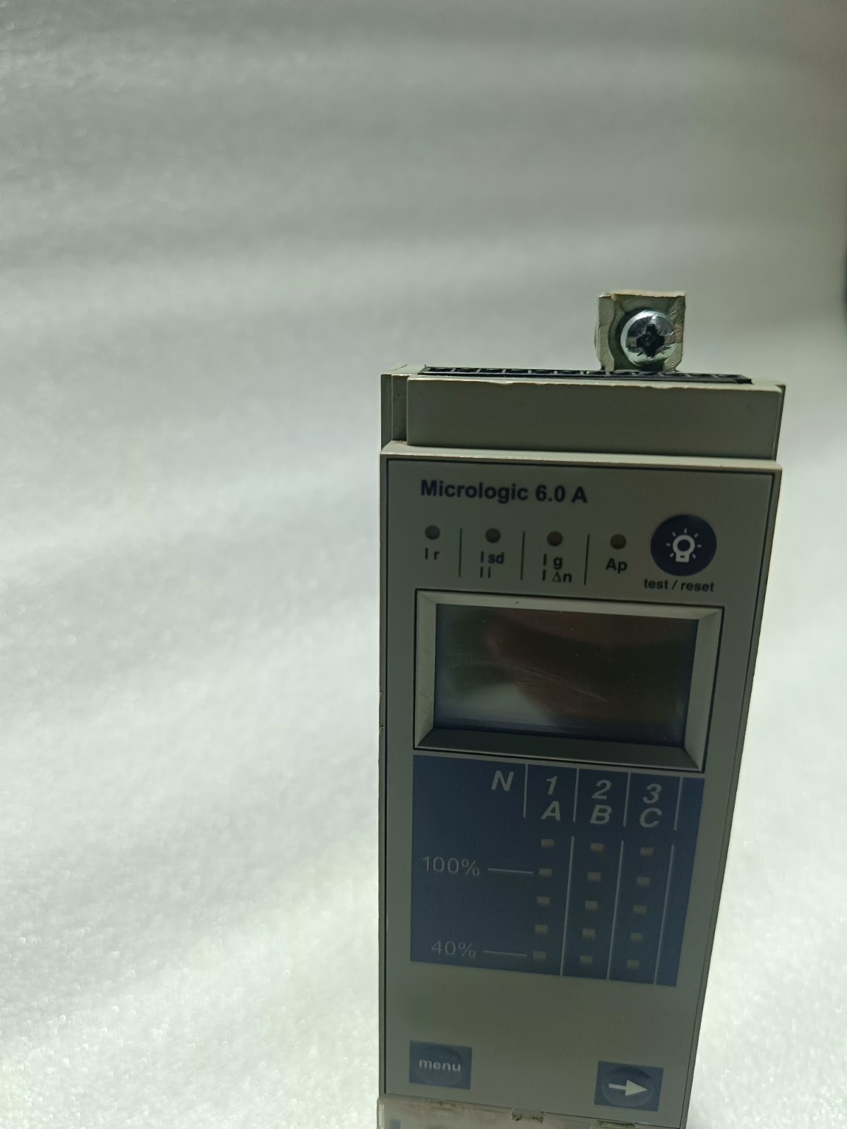 SCHNEIDER MICROLOGIC 6.0A CIRCUIT BREAKER TRIP UNIT 33073BA W11166 AAV73102