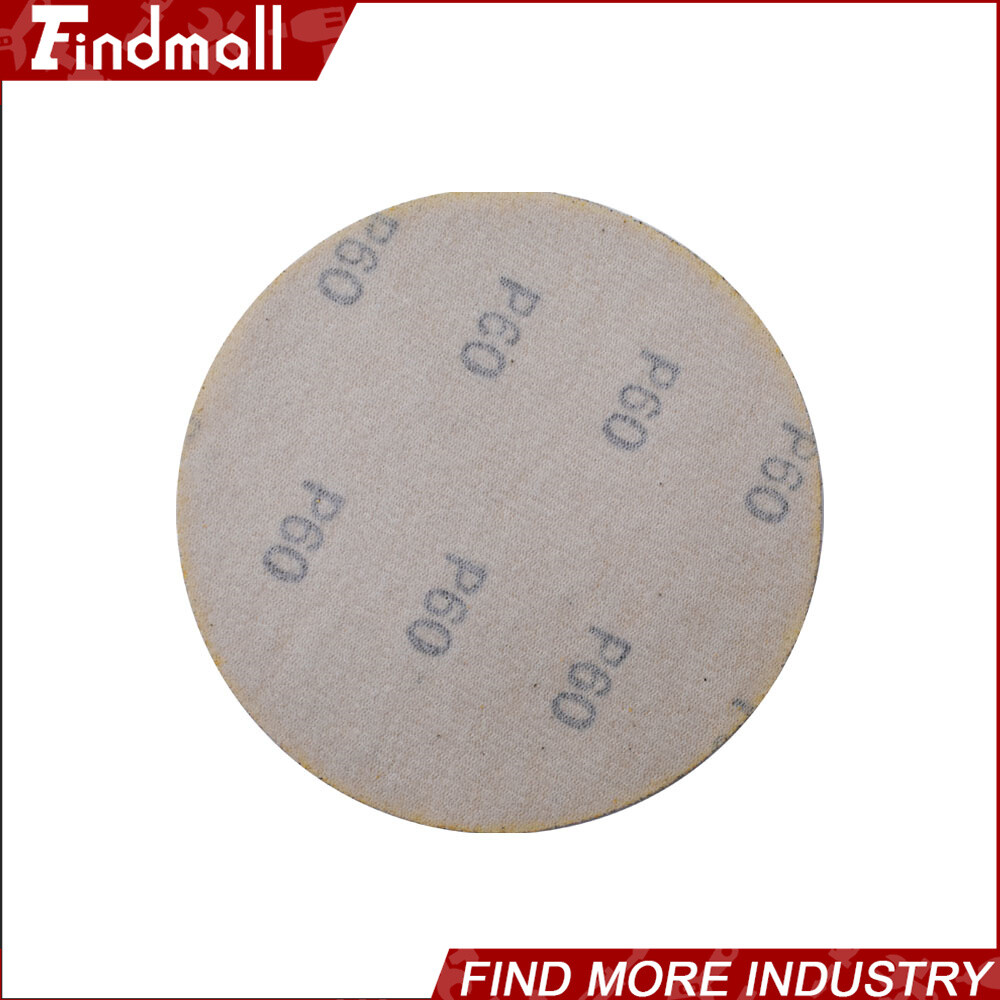 Findmall 100 Pack 5″ 120 Grit Hook Loop Pads Sanding Disc NO-Hole Sand Paper